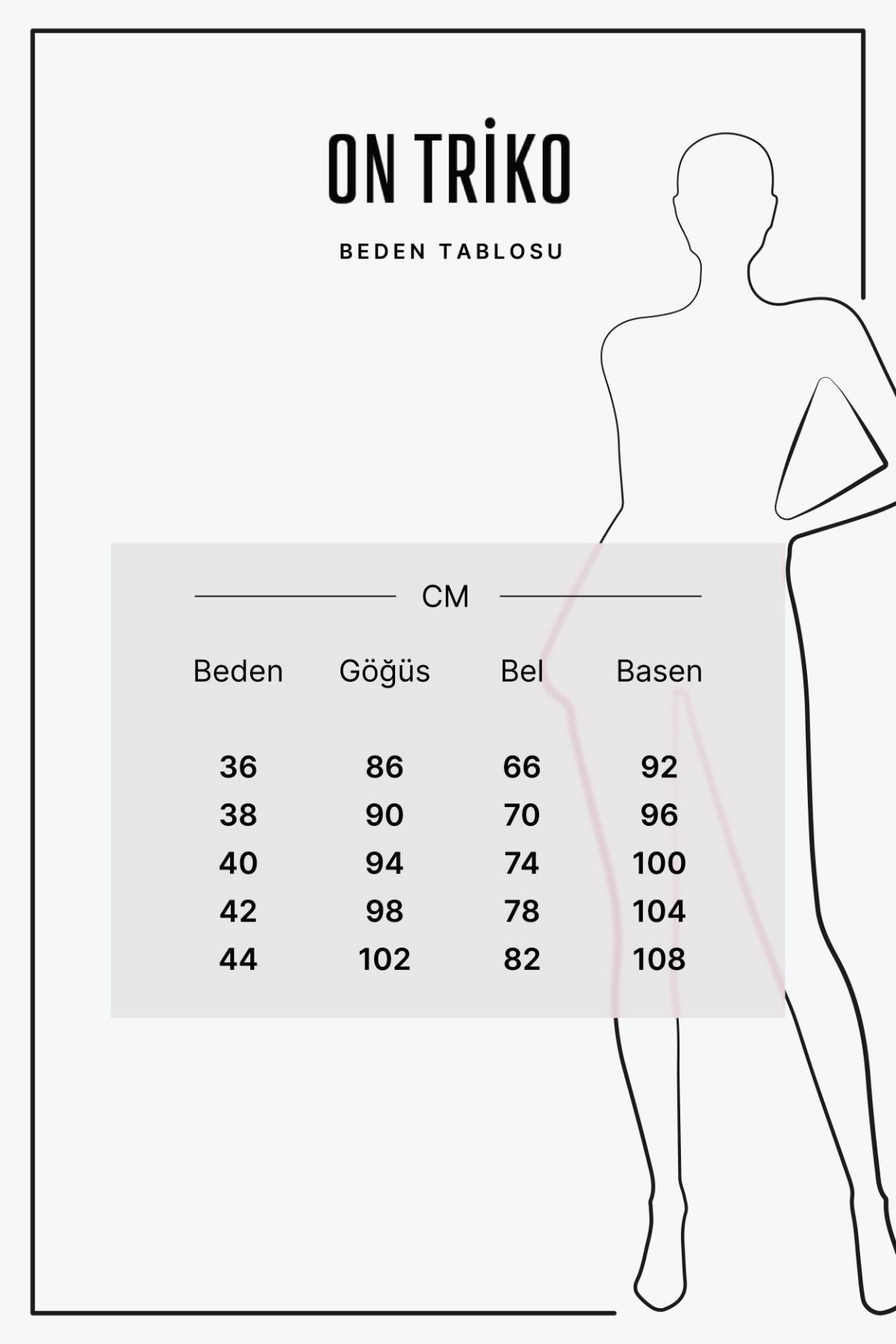 İspanyol Paça Fitilli Büyük Beden Pantolon - Eser Giyim