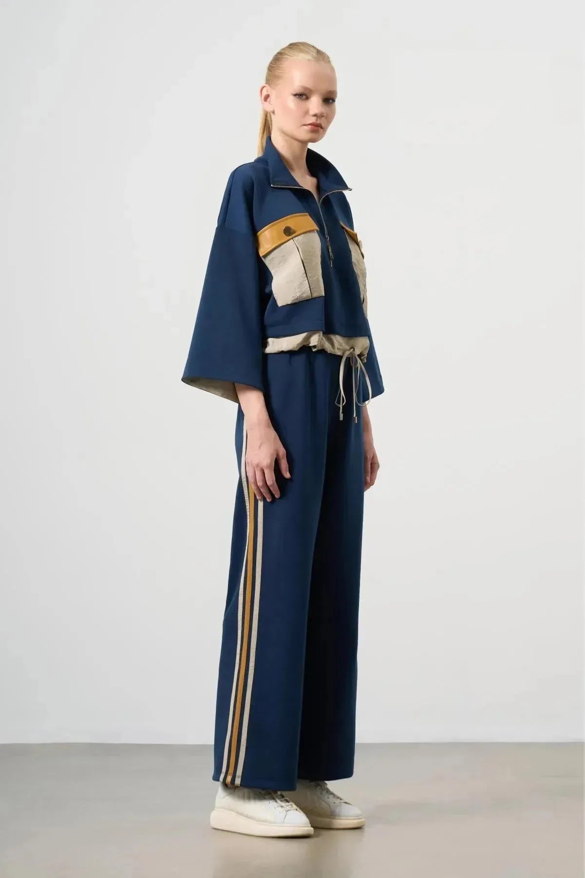 Blouse with Large Pocket Detail