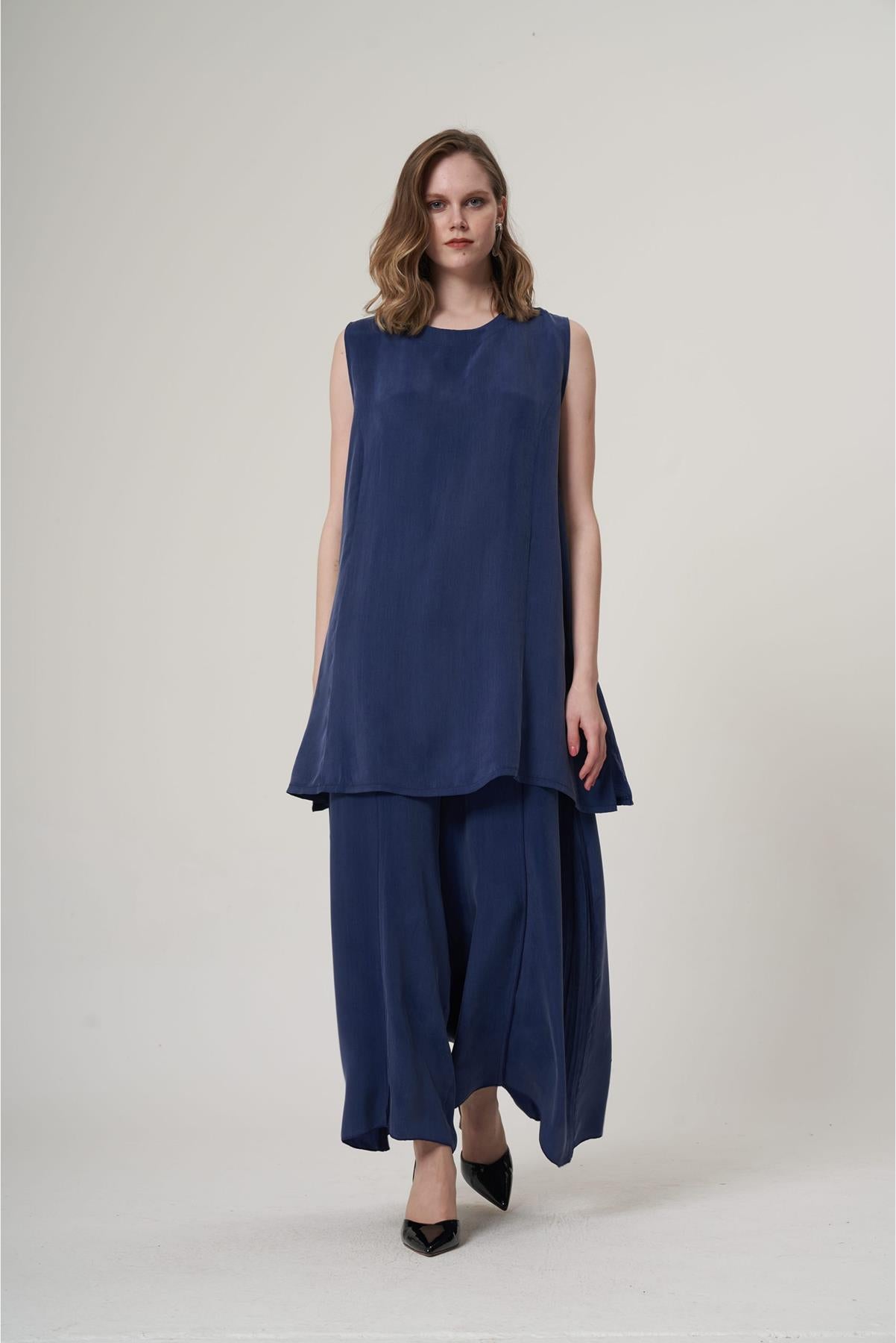 Ceket Tunik Pantolon Üçlü Takım