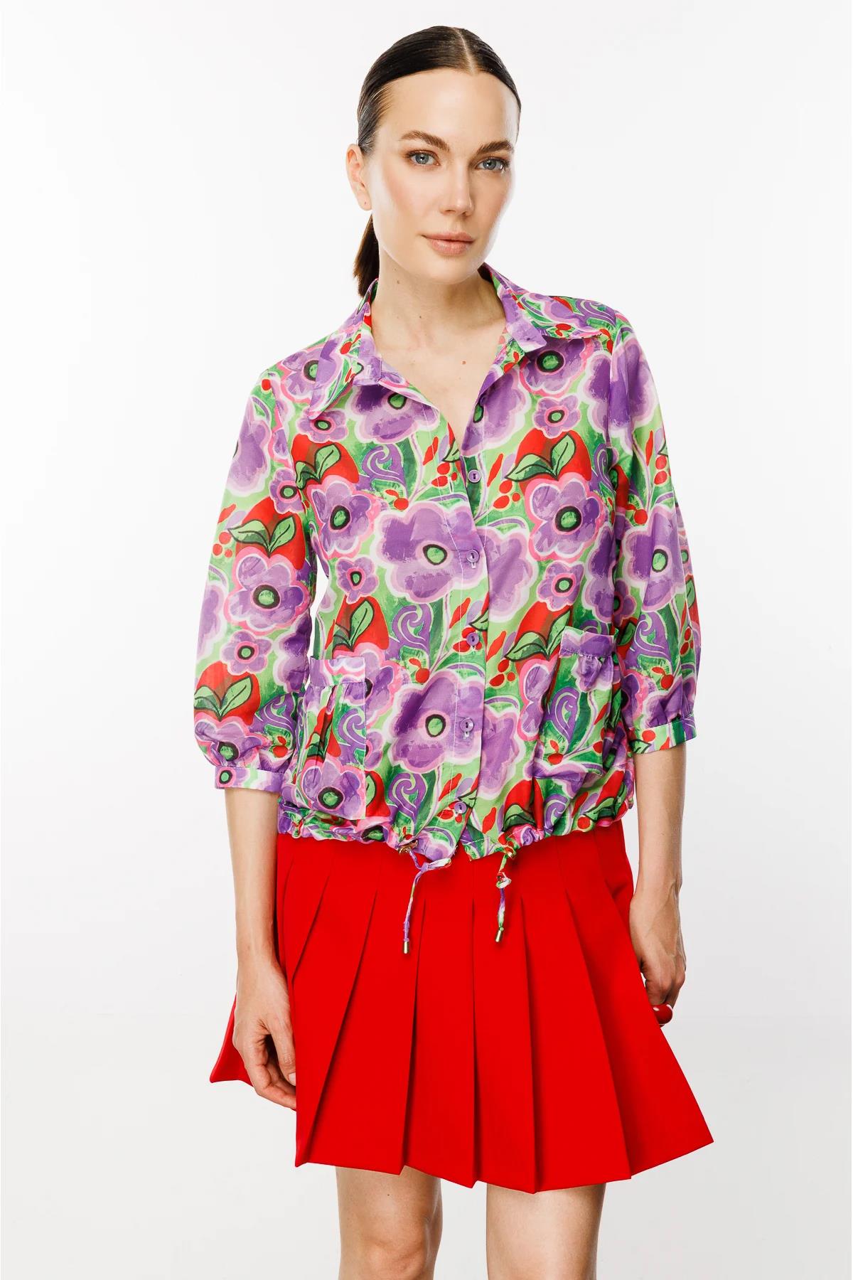 Desenli Truvakar Kol Gömlek