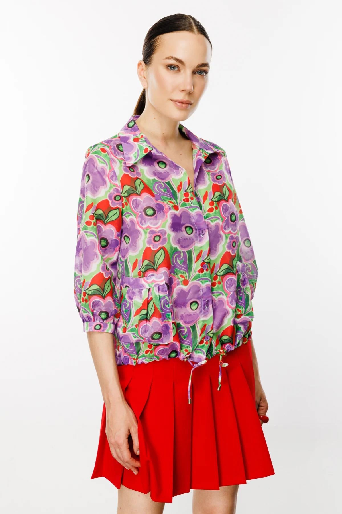 Desenli Truvakar Kol Gömlek