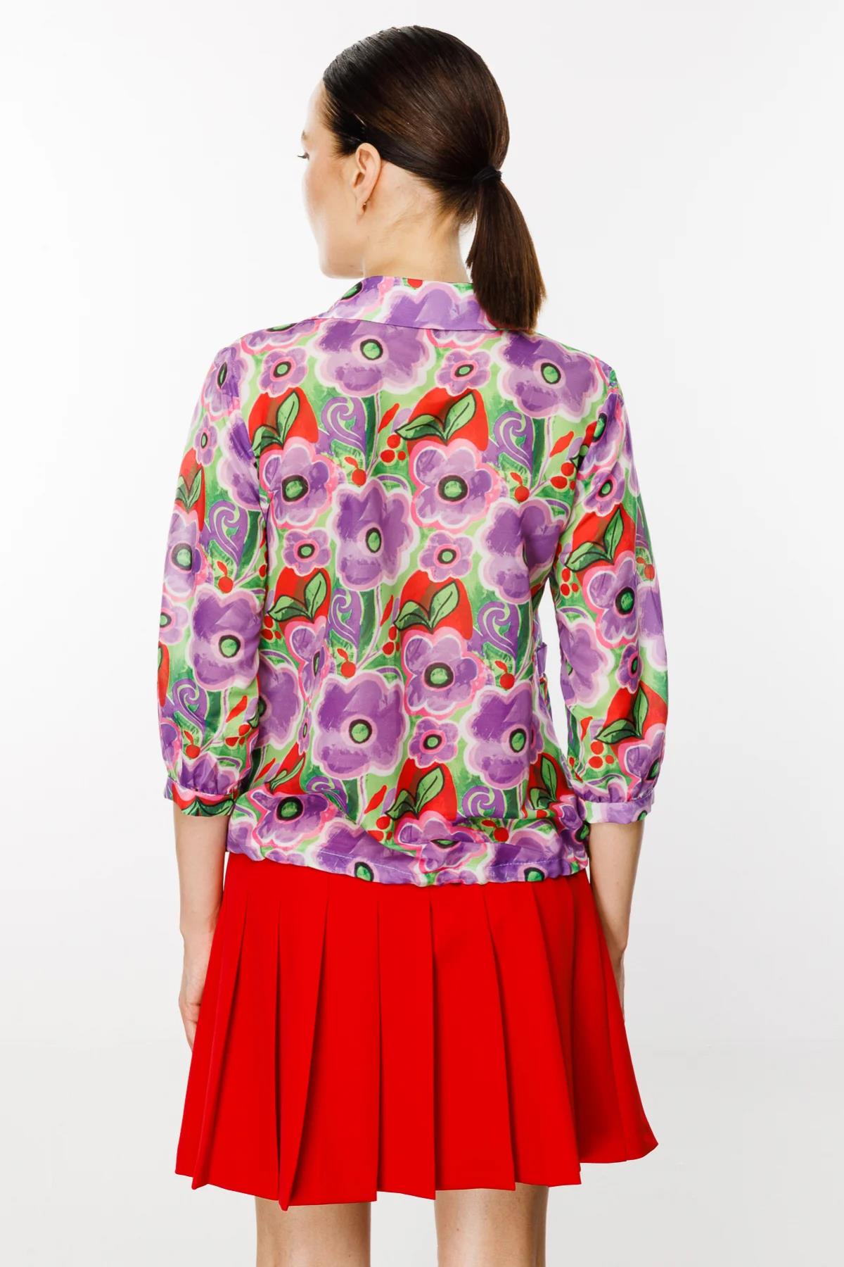 Desenli Truvakar Kol Gömlek