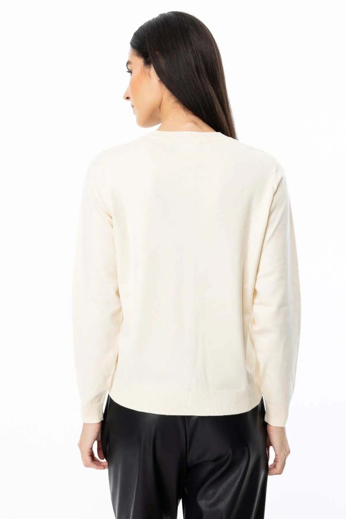 Embroidered Buttoned Cardigan