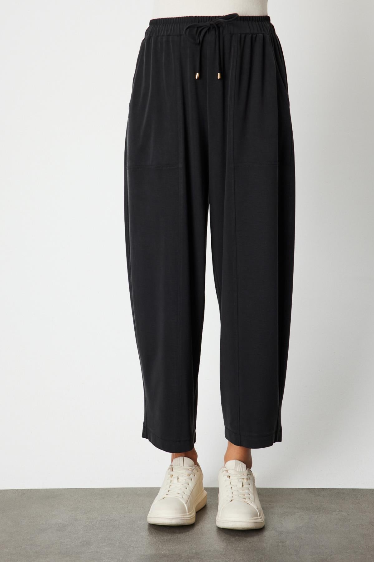 Waist-Tied Side Pocket Sweatpants