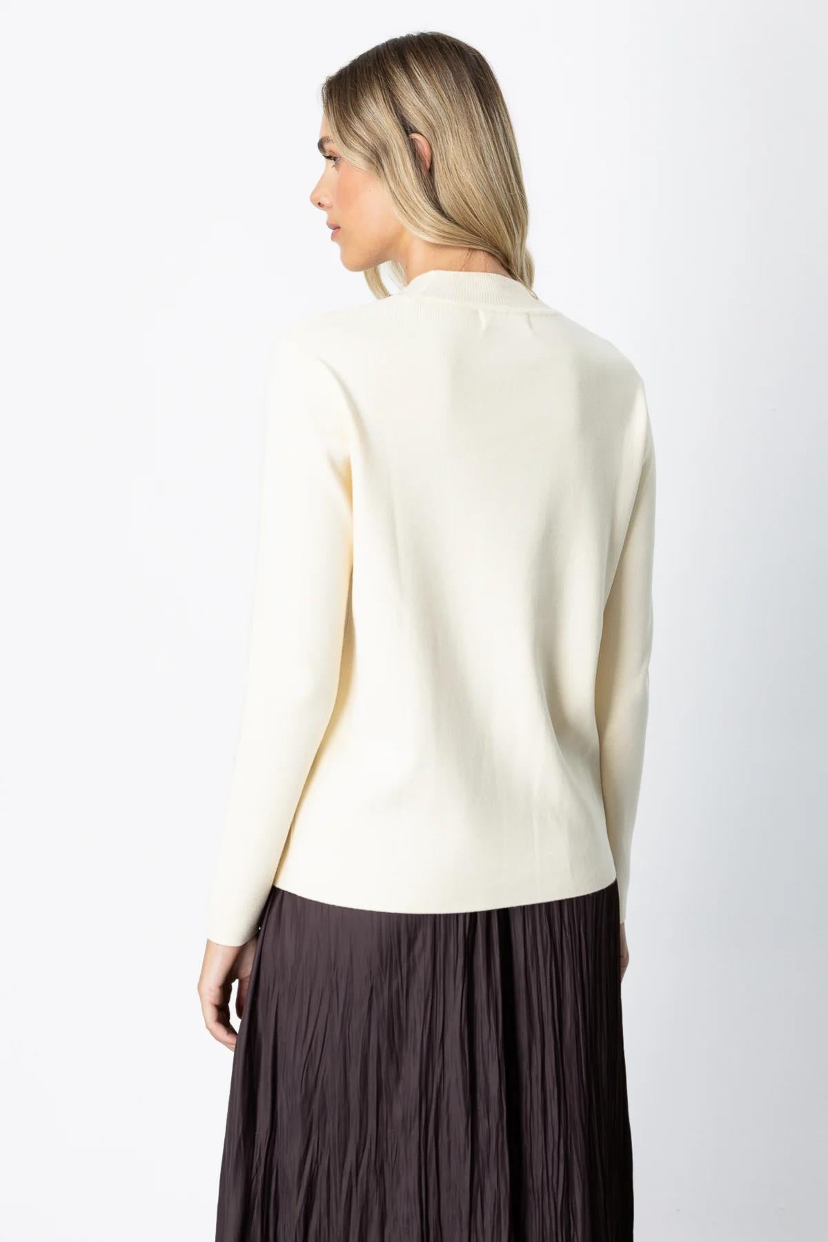 Pencere Detaylı Taşlı Kazak