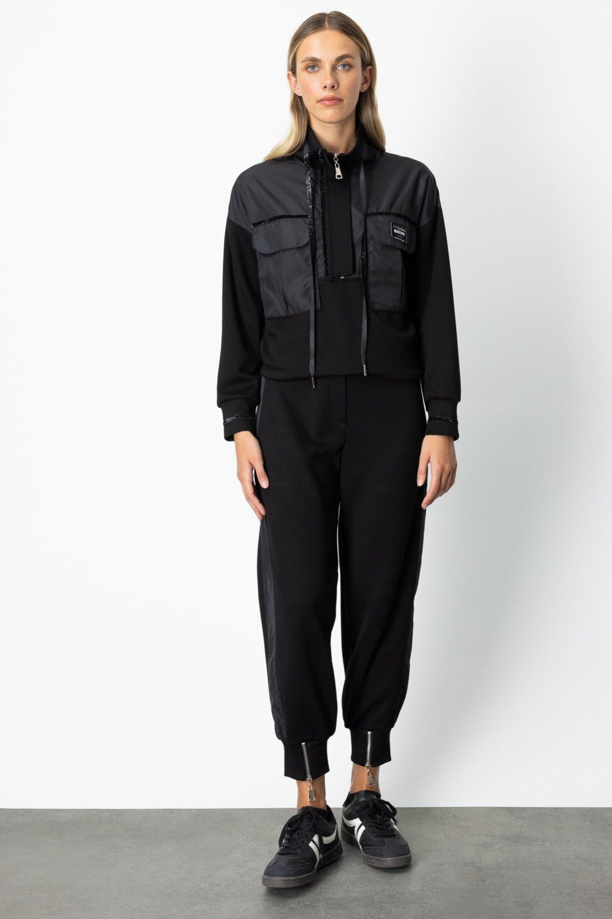 Zipper Detailed Tracksuit Bottoms