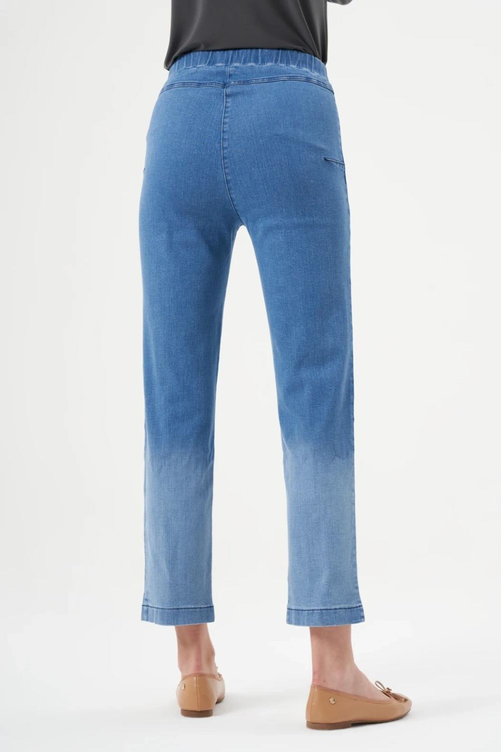 Misswhence Paçası Fermuarlı Beli Lastikli Jean Kadın Pantolon - Eser Giyim