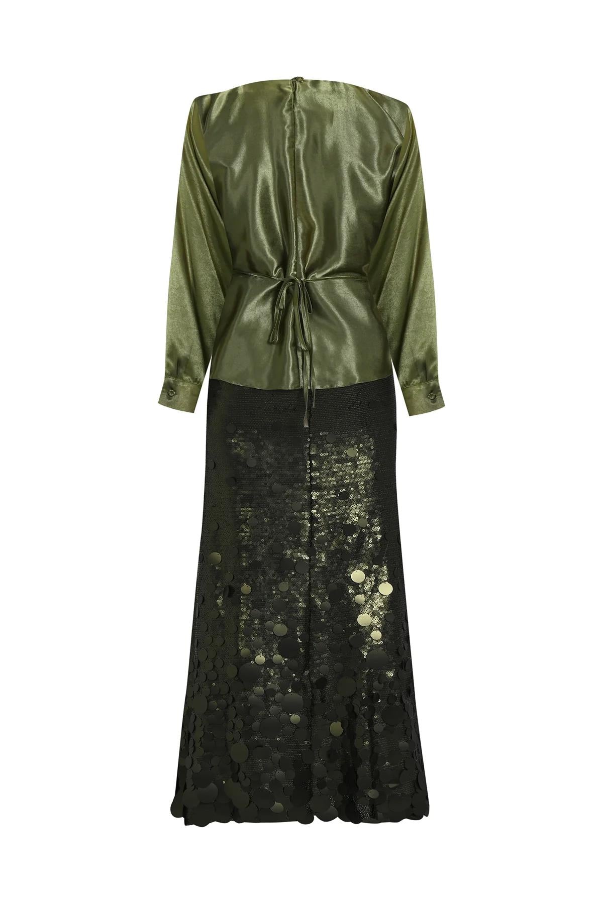 Sequin Embroidered Skirt