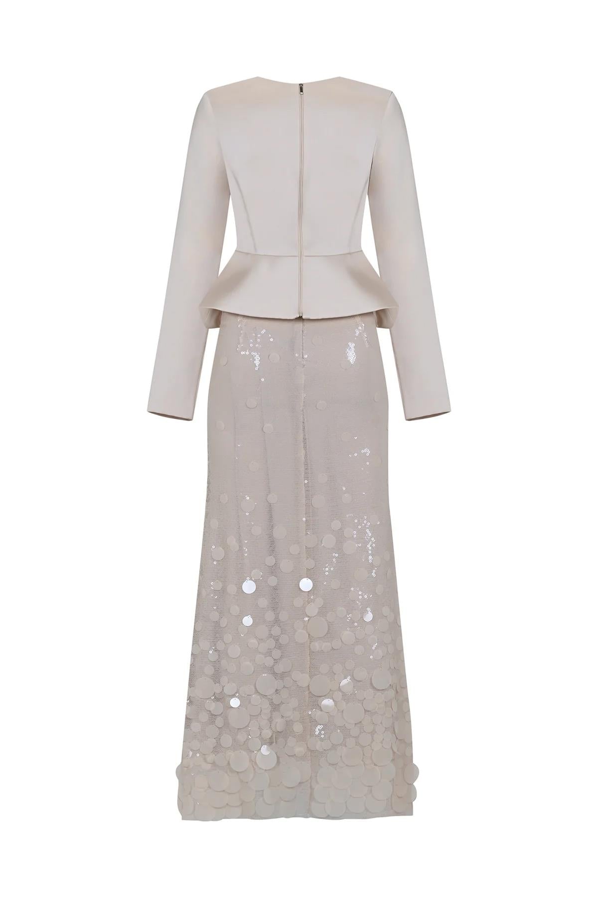 Sequin Embroidered Skirt