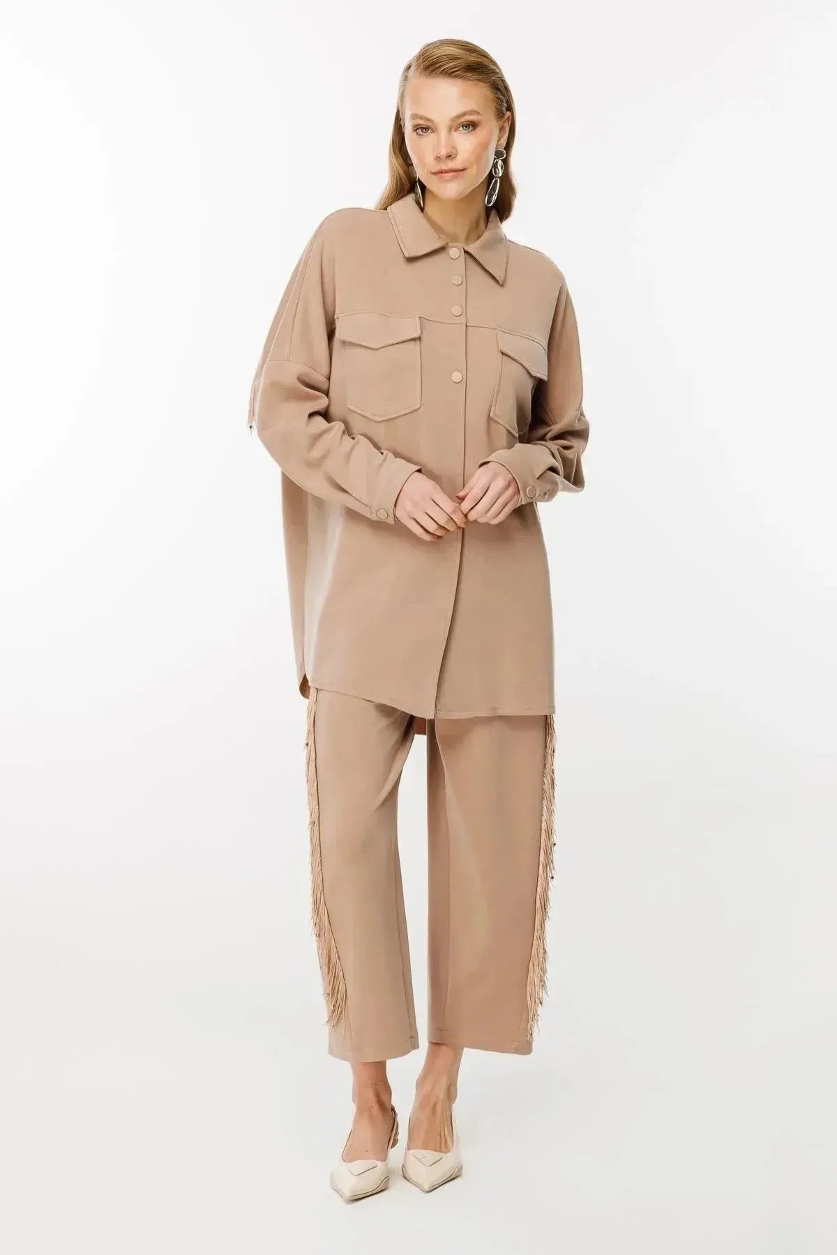 Tassel Detailed Suit