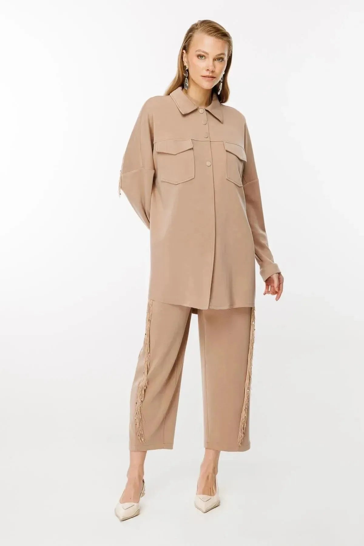 Tassel Detailed Suit