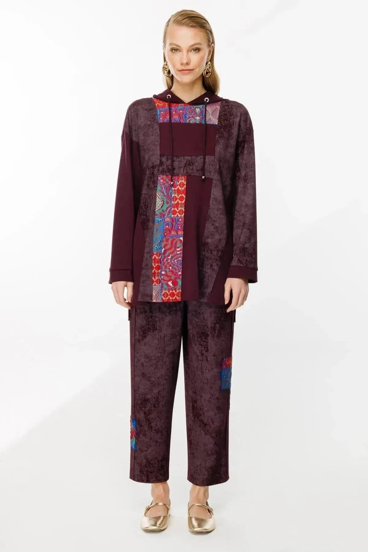Colorful Patterned Piece Detailed Set