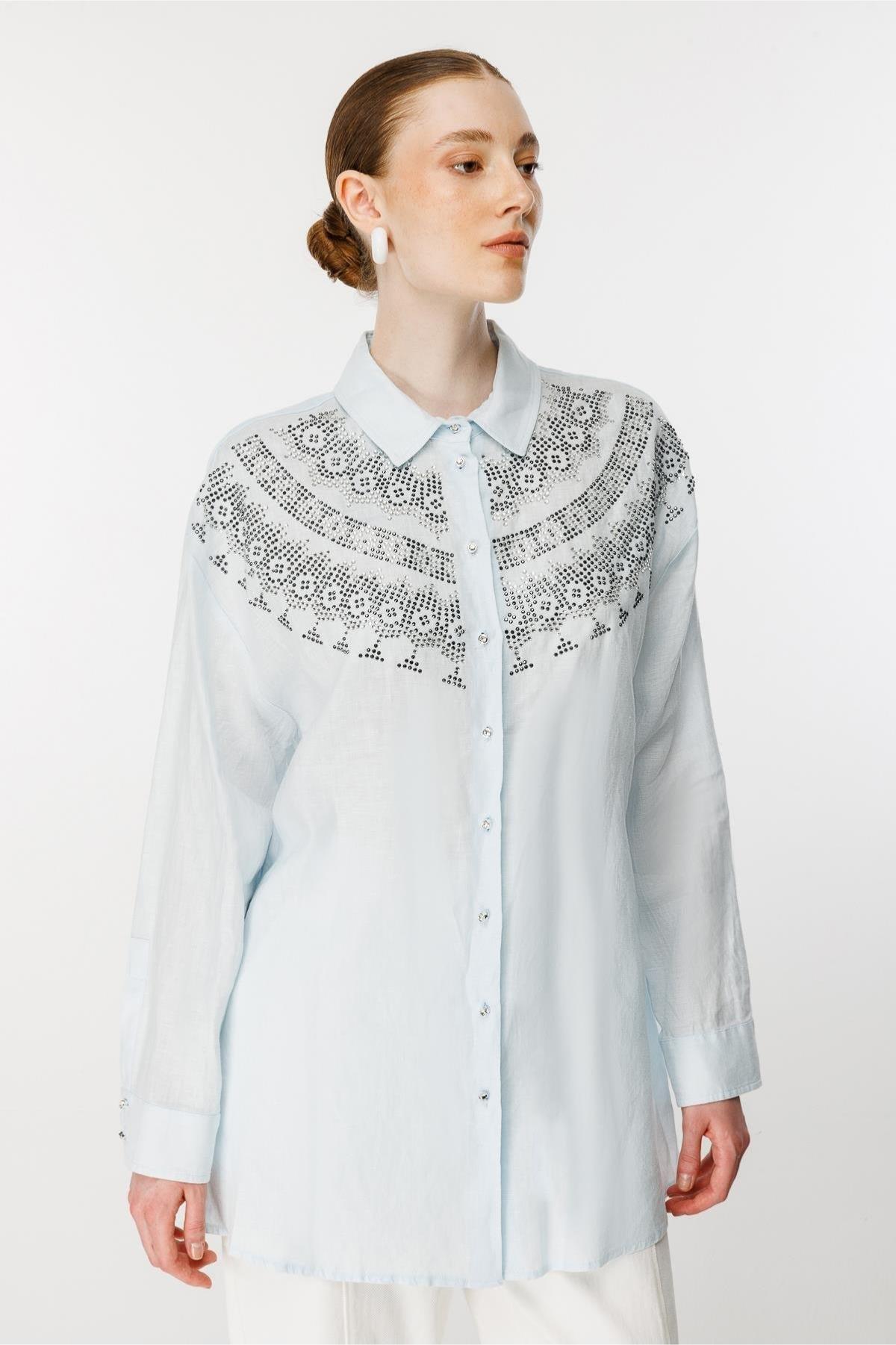 Taş Dizgili Tunik - Eser Giyim