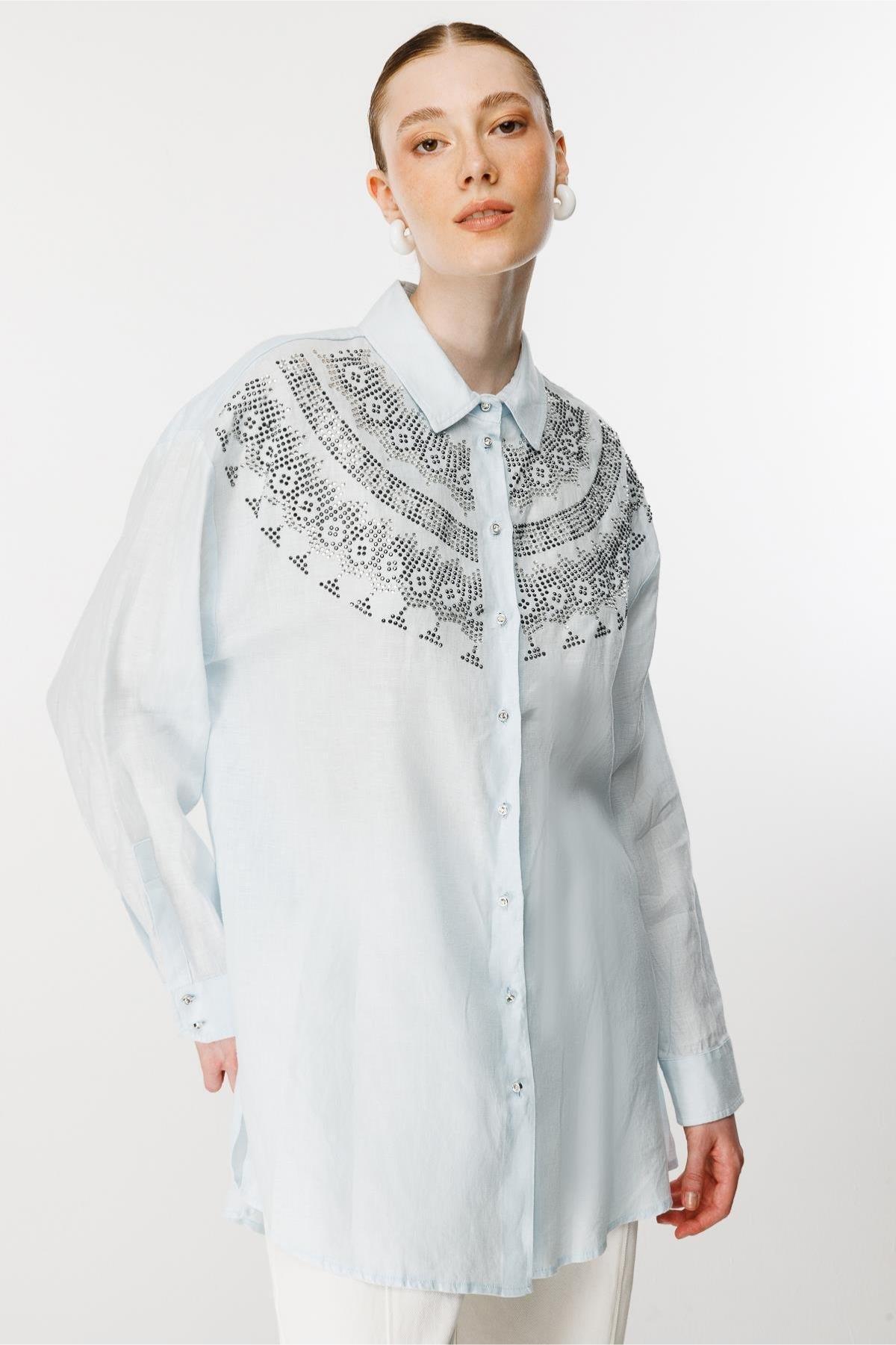 Taş Dizgili Tunik - Eser Giyim