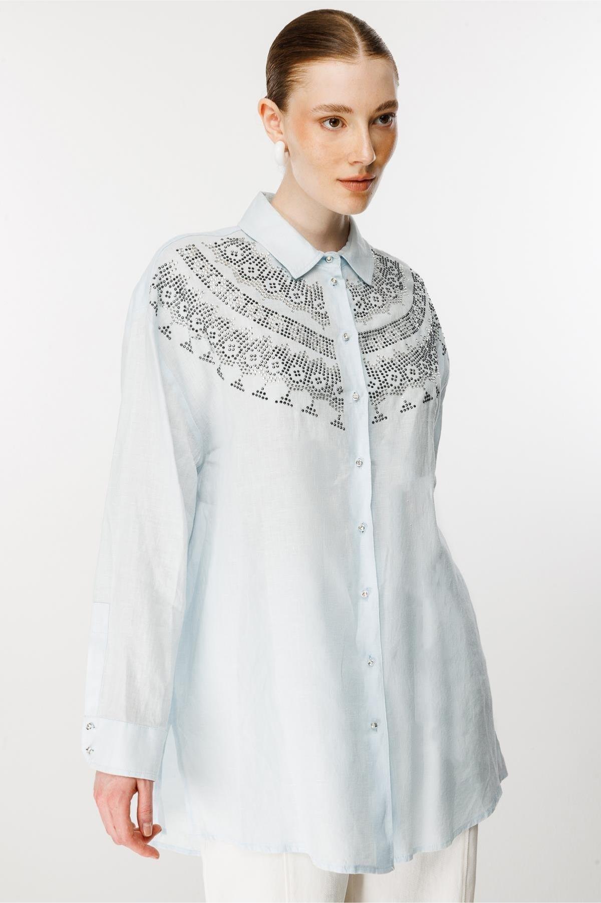 Taş Dizgili Tunik - Eser Giyim