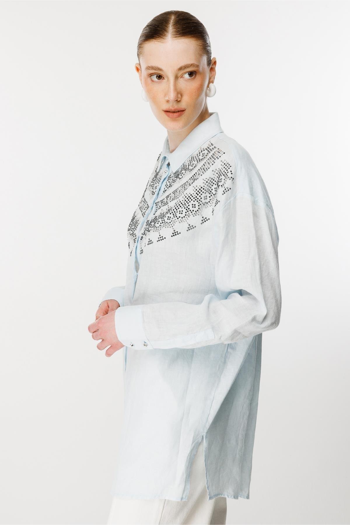 Taş Dizgili Tunik - Eser Giyim