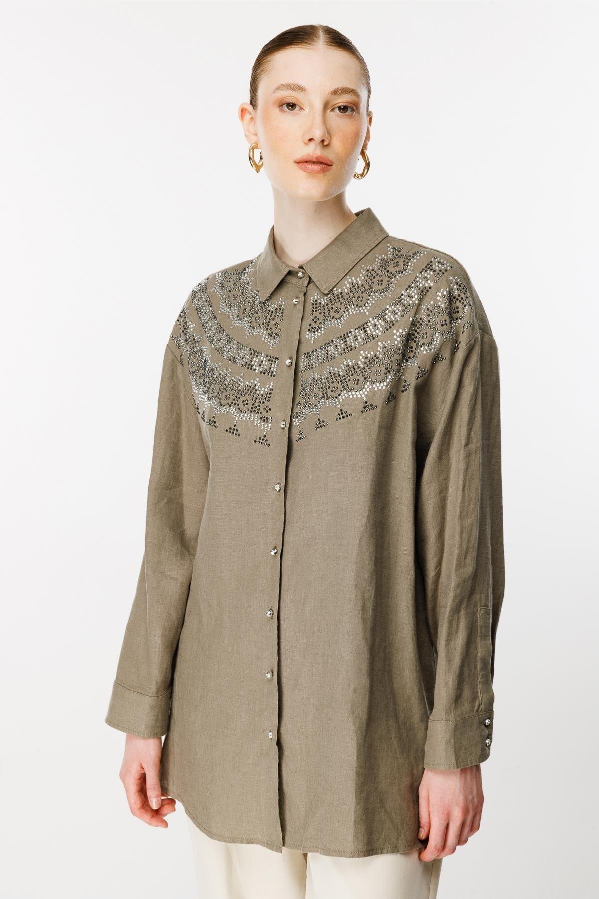 Taş Dizgili Tunik - Eser Giyim