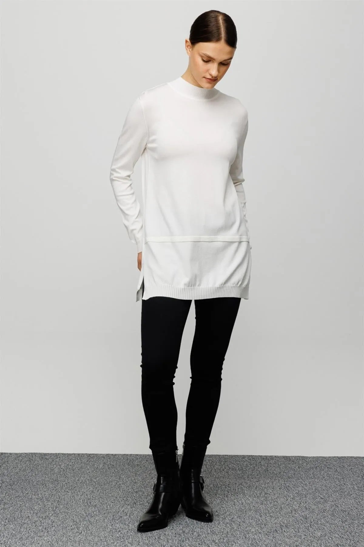 Long Sleeve Knitted Tunic