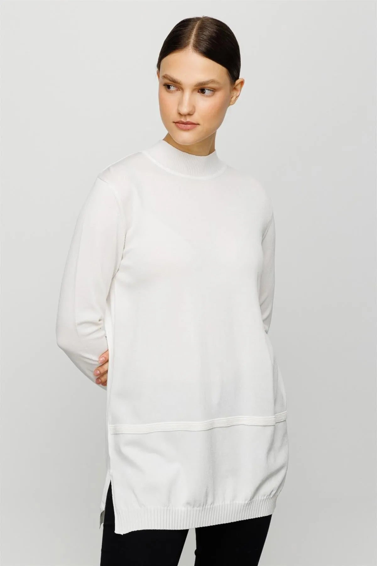 Long Sleeve Knitted Tunic
