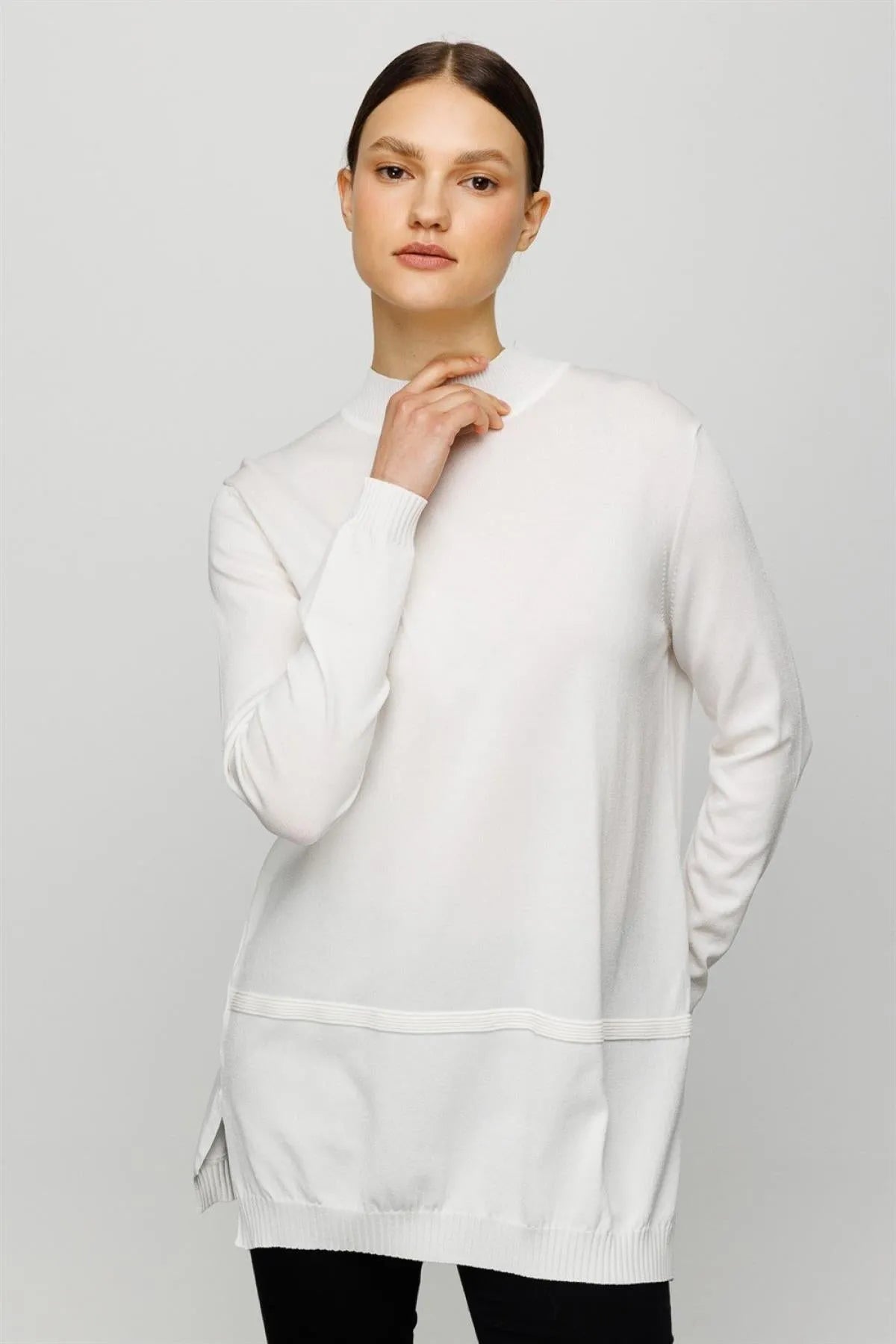 Long Sleeve Knitted Tunic